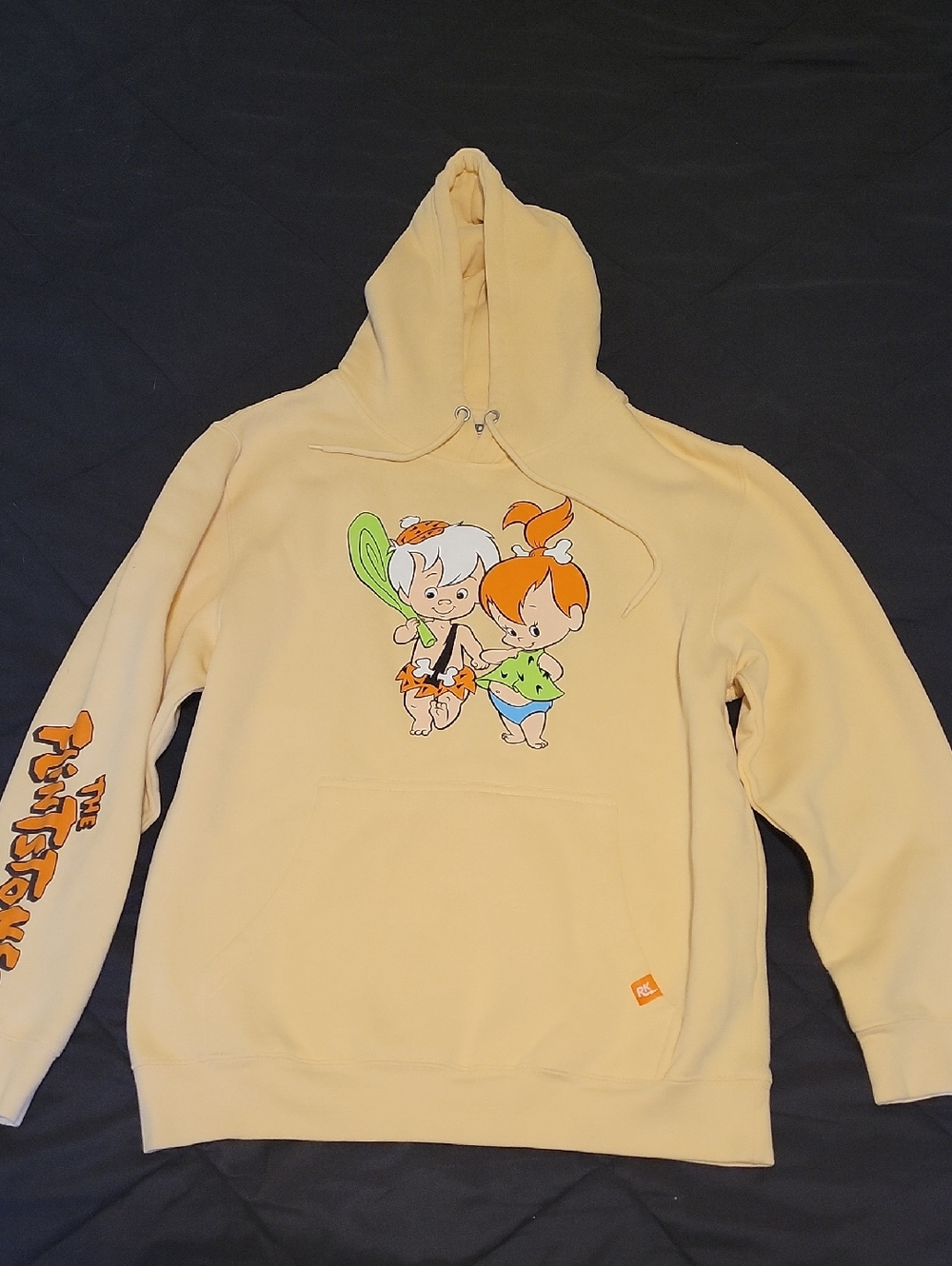 The Flintstones Pebbles & Bamm-Bamm Yellow Hoodie